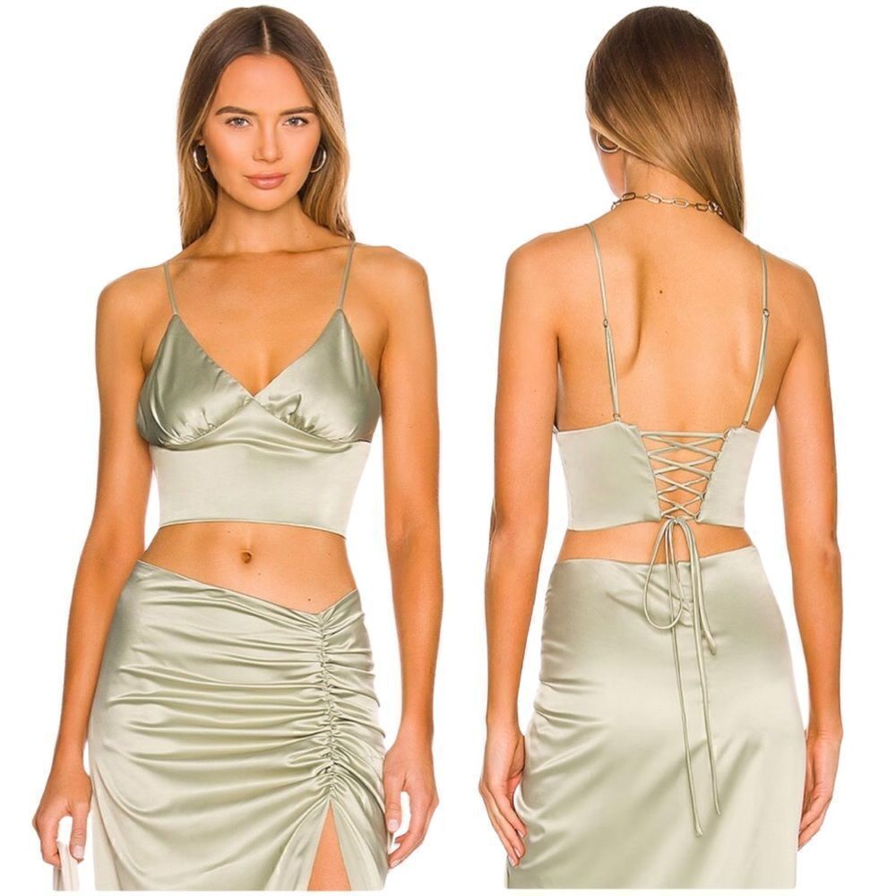 Just BEE Queen Sabina Bralette in Sage Size XS